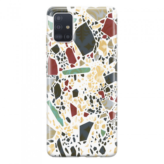 SAMSUNG - Galaxy A51 - Soft Clear Case - Terrazzo Design IX