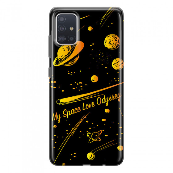 SAMSUNG - Galaxy A71 - Soft Clear Case - Dark Space Odyssey