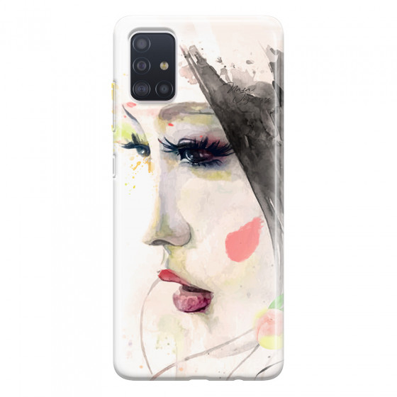 SAMSUNG - Galaxy A71 - Soft Clear Case - Face of a Beauty