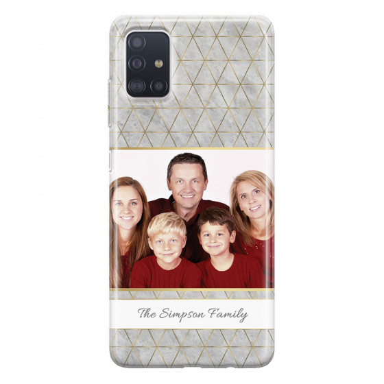 SAMSUNG - Galaxy A71 - Soft Clear Case - Happy Family