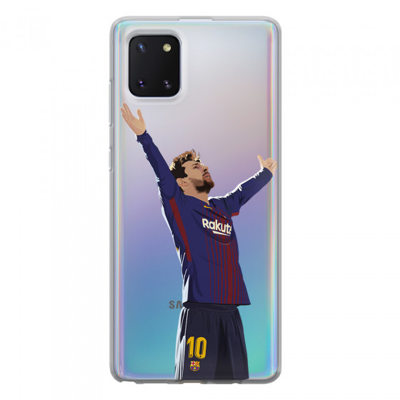 SAMSUNG - Galaxy Note 10 Lite - Soft Clear Case - For Barcelona Fans
