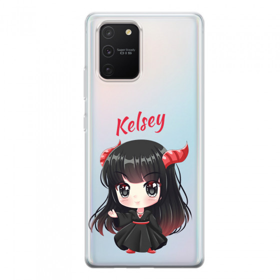 SAMSUNG - Galaxy S10 Lite - Soft Clear Case - Chibi Kelsey