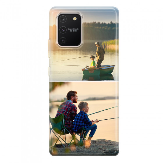SAMSUNG - Galaxy S10 Lite - Soft Clear Case - Collage of 2