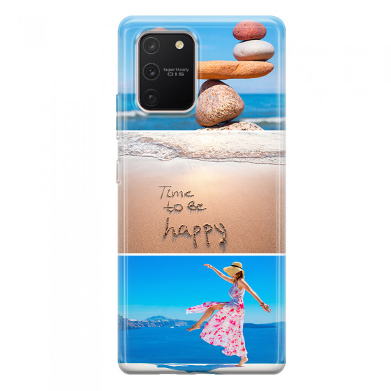 SAMSUNG - Galaxy S10 Lite - Soft Clear Case - Collage of 3