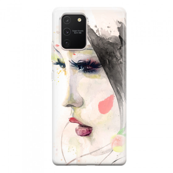 SAMSUNG - Galaxy S10 Lite - Soft Clear Case - Face of a Beauty