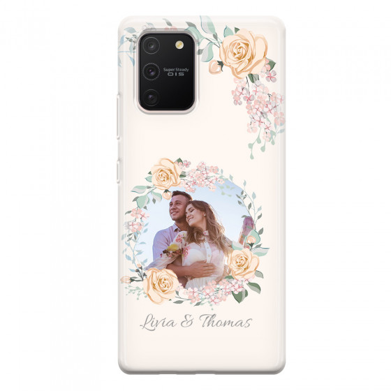 SAMSUNG - Galaxy S10 Lite - Soft Clear Case - Frame Of Roses