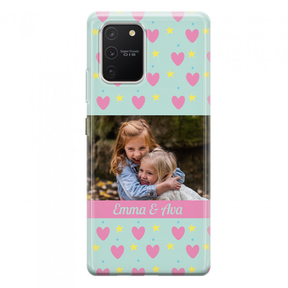 SAMSUNG - Galaxy S10 Lite - Soft Clear Case - Heart Shaped Photo