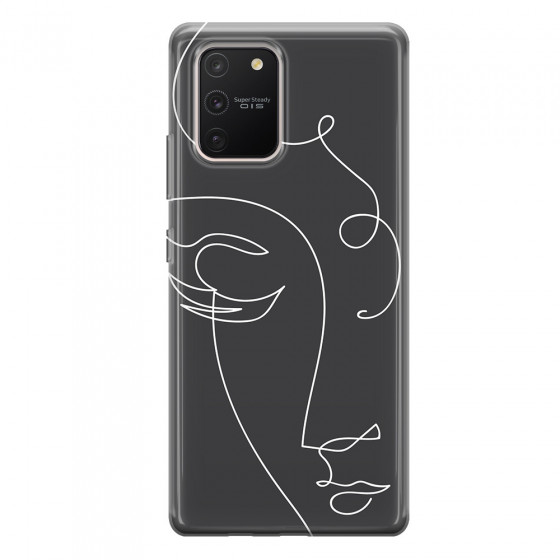 SAMSUNG - Galaxy S10 Lite - Soft Clear Case - Light Portrait in Picasso Style