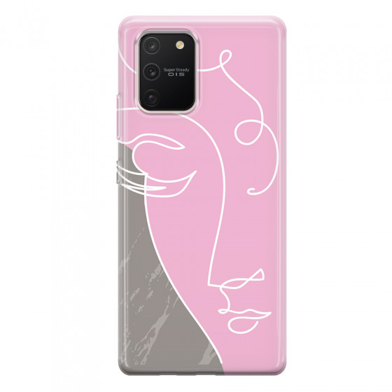 SAMSUNG - Galaxy S10 Lite - Soft Clear Case - Miss Pink
