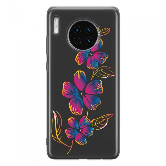 HUAWEI - Mate 30 - Soft Clear Case - Spring Flowers In The Dark