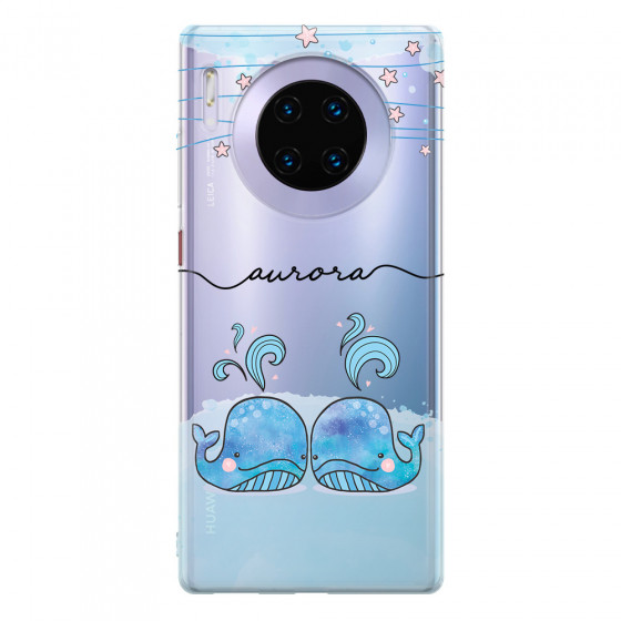 HUAWEI - Mate 30 Pro - Soft Clear Case - Little Whales