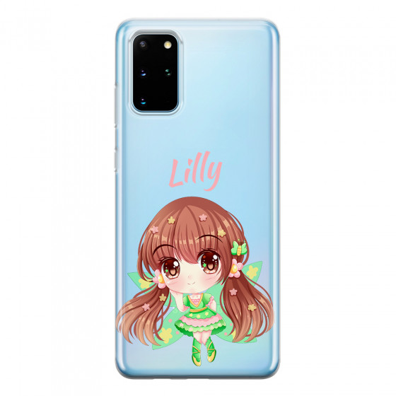 SAMSUNG - Galaxy S20 Plus - Soft Clear Case - Chibi Lilly