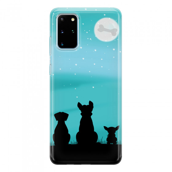 SAMSUNG - Galaxy S20 Plus - Soft Clear Case - Dog's Desire Blue Sky