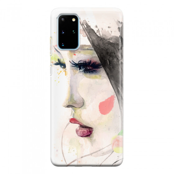 SAMSUNG - Galaxy S20 Plus - Soft Clear Case - Face of a Beauty