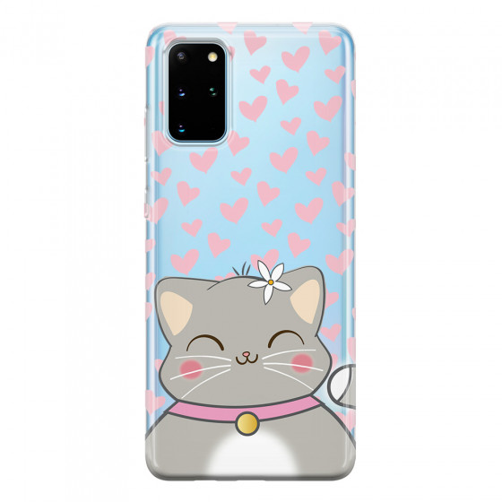SAMSUNG - Galaxy S20 Plus - Soft Clear Case - Kitty