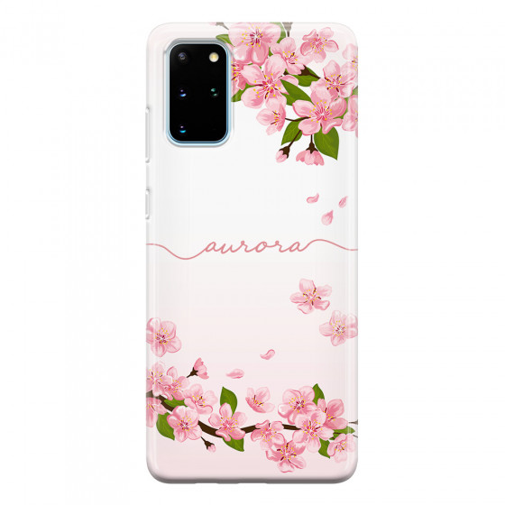 SAMSUNG - Galaxy S20 Plus - Soft Clear Case - Sakura Handwritten