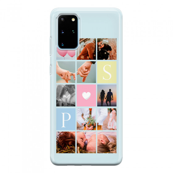 SAMSUNG - Galaxy S20 - Soft Clear Case - Insta Love Photo Linked