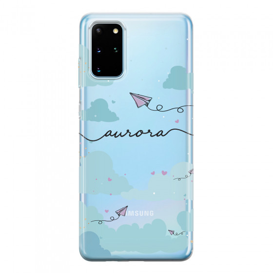 SAMSUNG - Galaxy S20 - Soft Clear Case - Up in the Clouds