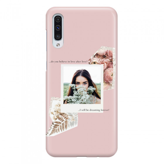 SAMSUNG - Galaxy A50 - 3D Snap Case - Vintage Pink Collage Phone Case