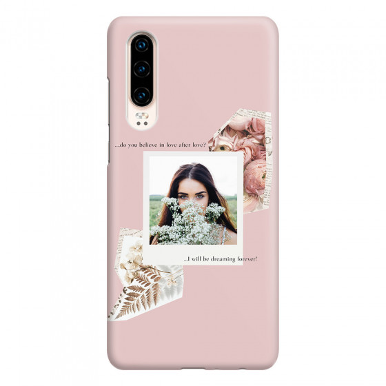 HUAWEI - P30 - 3D Snap Case - Vintage Pink Collage Phone Case