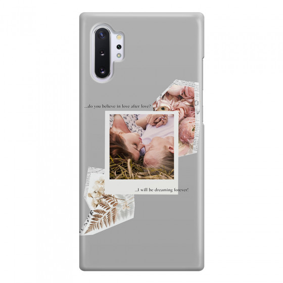 SAMSUNG - Galaxy Note 10 Plus - 3D Snap Case - Vintage Grey Collage Phone Case