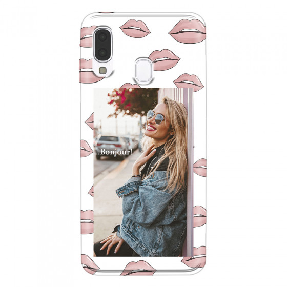 SAMSUNG - Galaxy A40 - Soft Clear Case - Teenage Kiss Phone Case