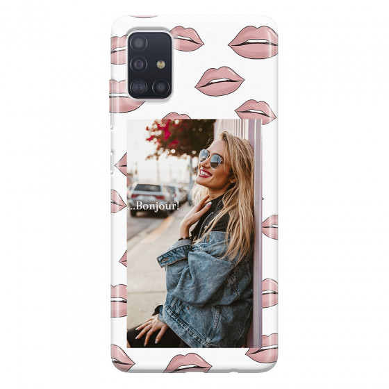 SAMSUNG - Galaxy A51 - Soft Clear Case - Teenage Kiss Phone Case