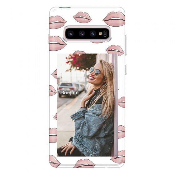 SAMSUNG - Galaxy S10 - Soft Clear Case - Teenage Kiss Phone Case