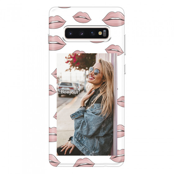SAMSUNG - Galaxy S10 Plus - Soft Clear Case - Teenage Kiss Phone Case