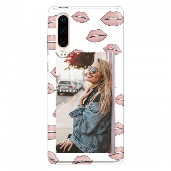 HUAWEI - P30 - Soft Clear Case - Teenage Kiss Phone Case