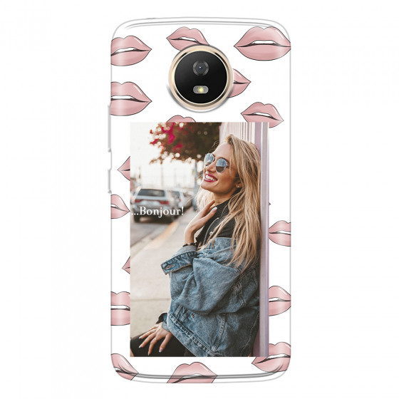 MOTOROLA by LENOVO - Moto G5s - Soft Clear Case - Teenage Kiss Phone Case
