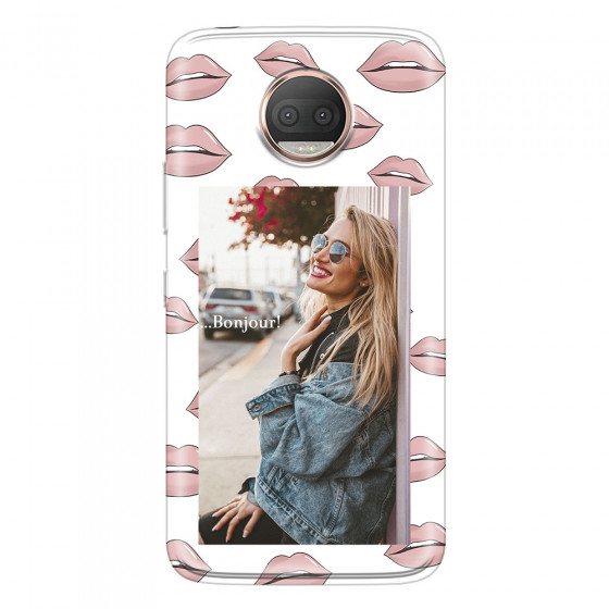MOTOROLA by LENOVO - Moto G5s Plus - Soft Clear Case - Teenage Kiss Phone Case