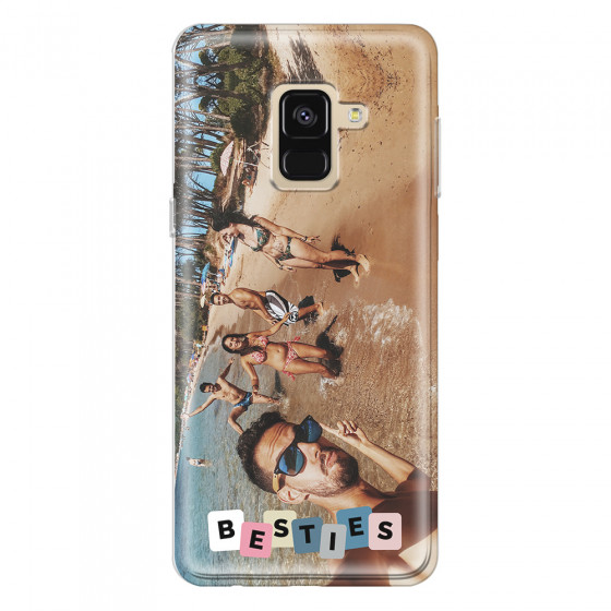 SAMSUNG - Galaxy A8 - Soft Clear Case - Besties Phone Case