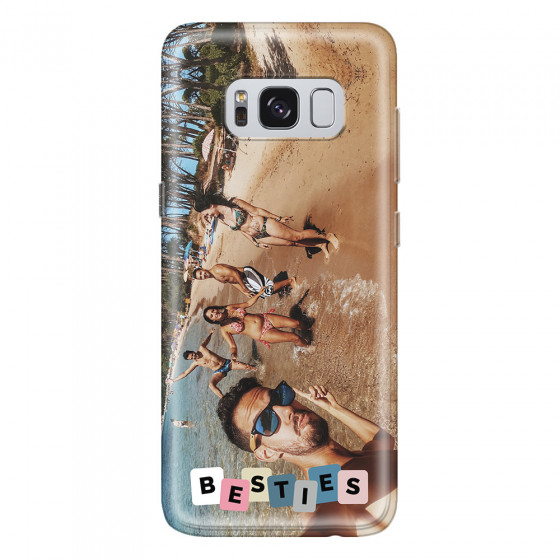 SAMSUNG - Galaxy S8 - Soft Clear Case - Besties Phone Case