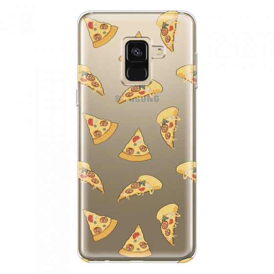 SAMSUNG - Galaxy A8 - Soft Clear Case - Pizza Phone Case