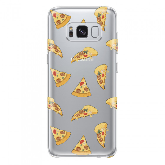SAMSUNG - Galaxy S8 Plus - Soft Clear Case - Pizza Phone Case