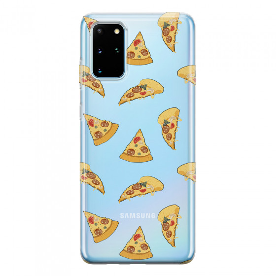 SAMSUNG - Galaxy S20 - Soft Clear Case - Pizza Phone Case