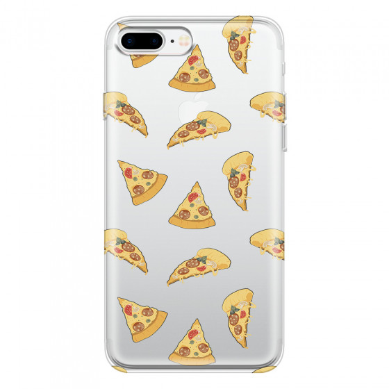 APPLE - iPhone 7 Plus - Soft Clear Case - Pizza Phone Case