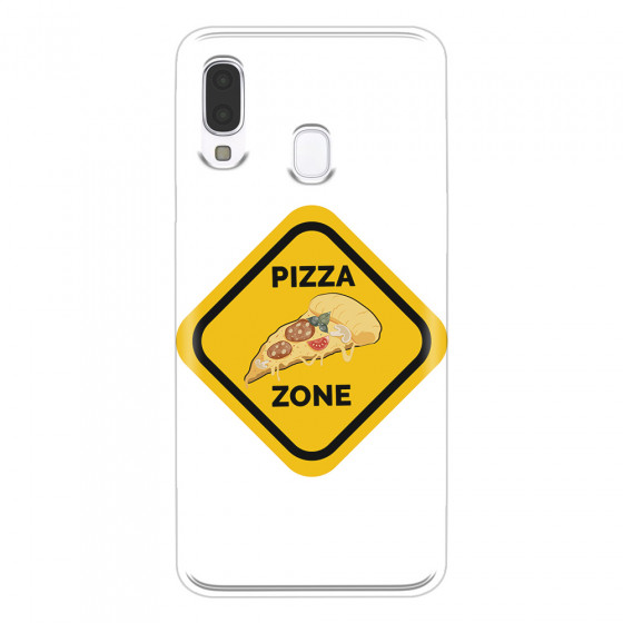 SAMSUNG - Galaxy A40 - Soft Clear Case - Pizza Zone Phone Case