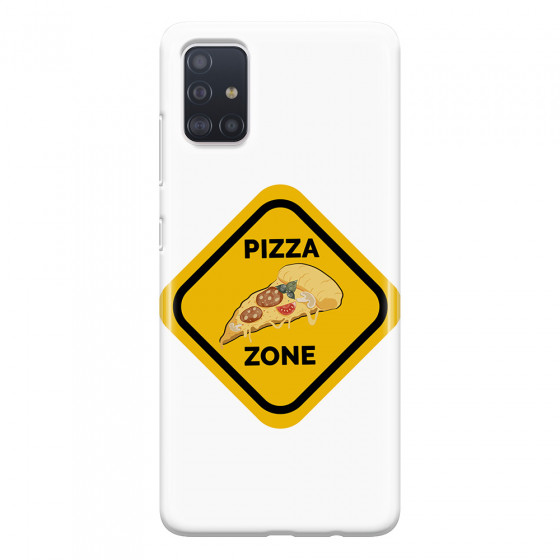 SAMSUNG - Galaxy A71 - Soft Clear Case - Pizza Zone Phone Case