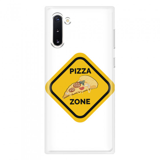 SAMSUNG - Galaxy Note 10 - Soft Clear Case - Pizza Zone Phone Case