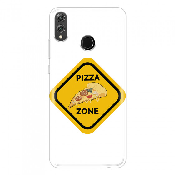 HONOR - Honor 8X - Soft Clear Case - Pizza Zone Phone Case