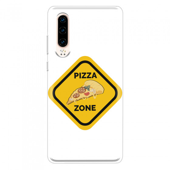 HUAWEI - P30 - Soft Clear Case - Pizza Zone Phone Case