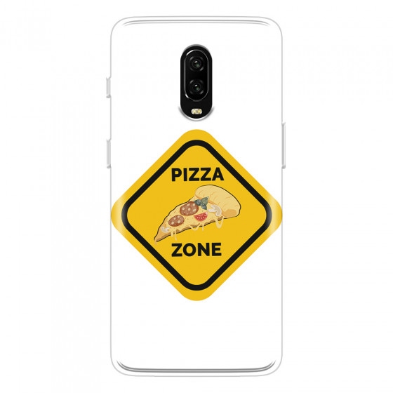 ONEPLUS - OnePlus 6T - Soft Clear Case - Pizza Zone Phone Case