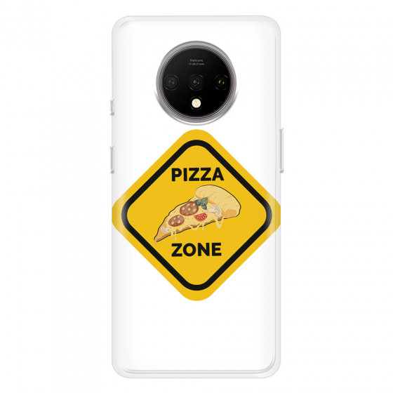 ONEPLUS - OnePlus 7T - Soft Clear Case - Pizza Zone Phone Case