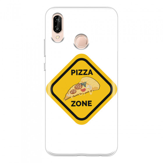 HUAWEI - P20 Lite - Soft Clear Case - Pizza Zone Phone Case