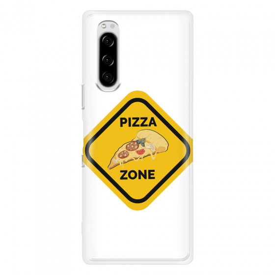 SONY - Sony Xperia 5 - Soft Clear Case - Pizza Zone Phone Case