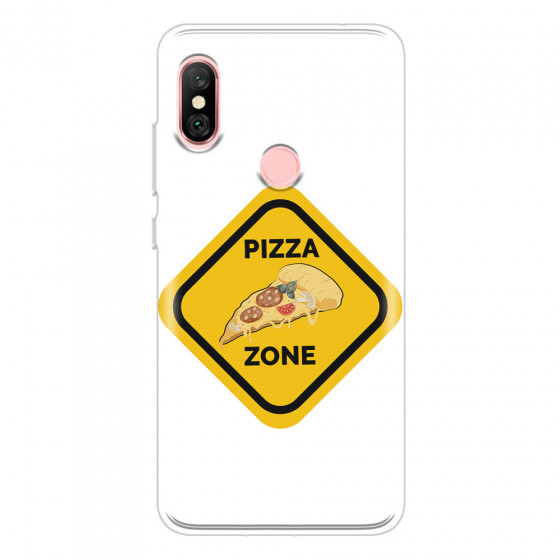 XIAOMI - Redmi Note 6 Pro - Soft Clear Case - Pizza Zone Phone Case