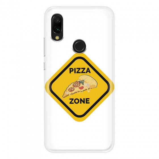 XIAOMI - Redmi 7 - Soft Clear Case - Pizza Zone Phone Case