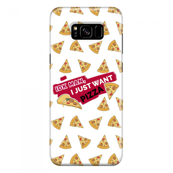 SAMSUNG - Galaxy S8 Plus - 3D Snap Case - Want Pizza Men Phone Case